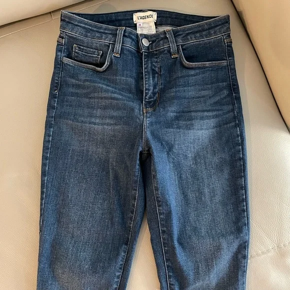 L'agence Margot Skinny Ankle Jeans Size 26 New Vintage - Picture 2 of 10